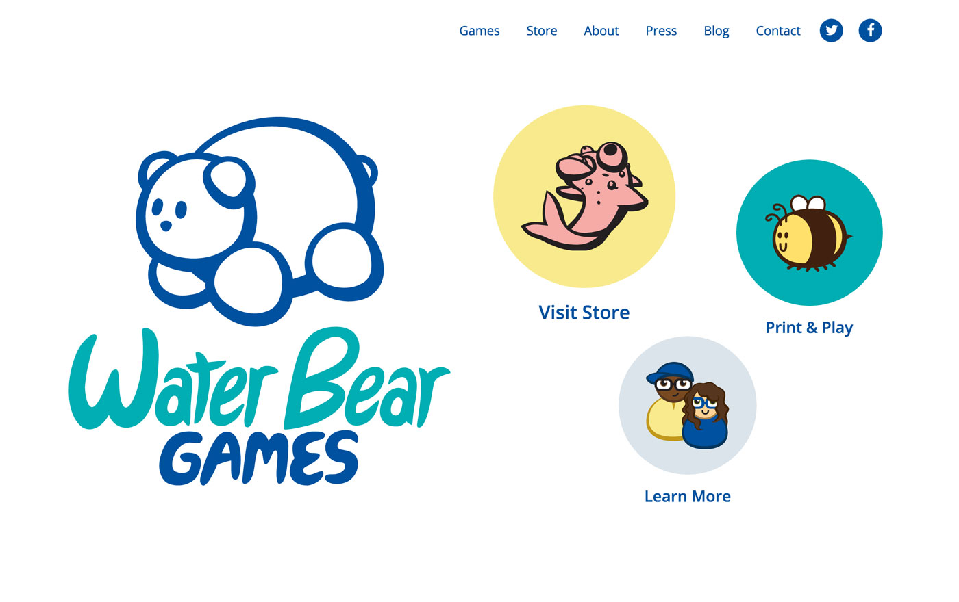 Water Bear Games website